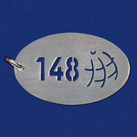 Hotel Schlüsselanhänger mit Schirm-Logo