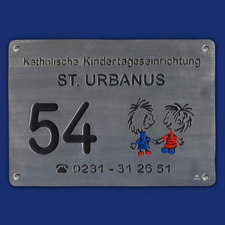 Schönes Türschild für Kindertagesstätte Kita