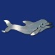 Delphin Delfin Brosche