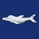 Delphin Delfin Krawattenklammer