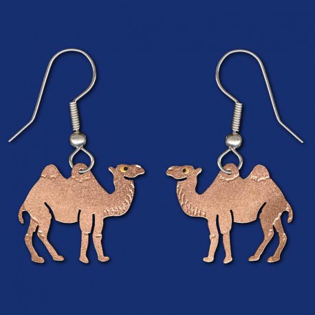 Kamel Ohrringe aus Kupfer
