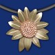 Sonnenblume Halskette