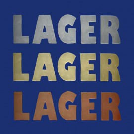 Türbeschriftung Buchstaben "LAGER" / "LABOR"