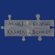 PUZZLE-TÜRSCHILD zweiteilig aus Aluminium Puzzle-Namenschild 