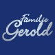 Türschild Metall Schriftzug "Familie Gerold" in Schreibschrift 1