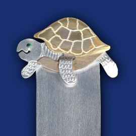 Schildkröte als Lesezeichen / Buchzeichen