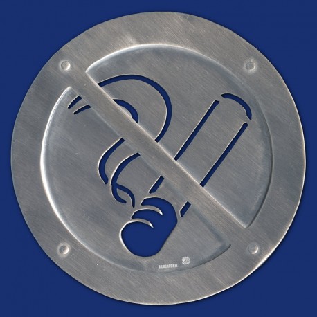 Design-Türschild für Nichtraucherbereiche Aluminium
