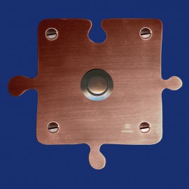 Puzzle-Klingelschild aus Metall