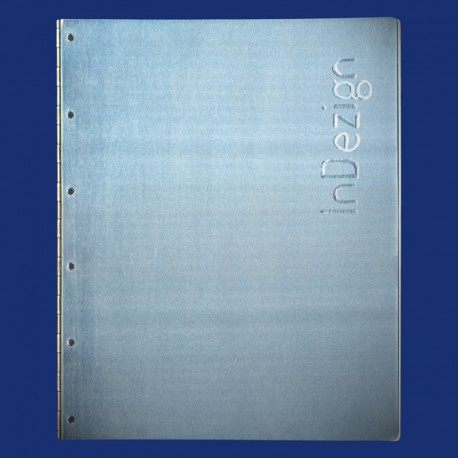 Metallordner aus Aluminium als Präsentationsmappe