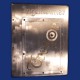 Individuelle Speisekarte aus Aluminium gold-silber